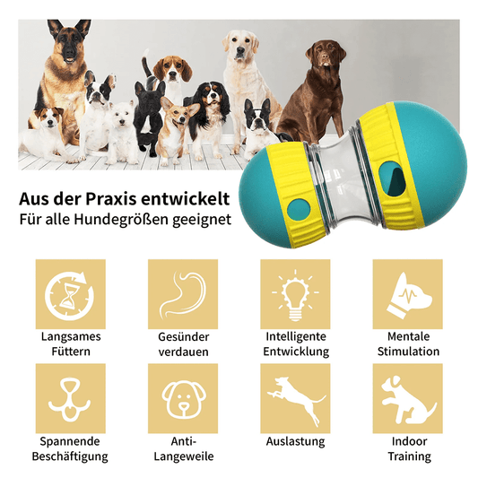 Toniball - Interaktiver Futterball für reguliertes Fressen