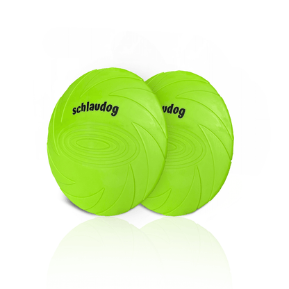 schlaudog Hundefrisbee - langlebige Wurffrisbee für aktive Hunde